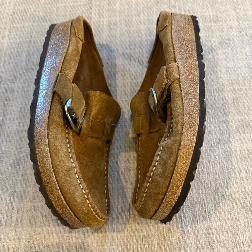 Birkenstock Buckley Tan Suede Clogs in Tea Women’s 38 - Picture 4 of 8